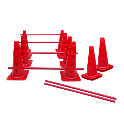 Sport-Thieme Hürden-Set "Kegel", 46 cm