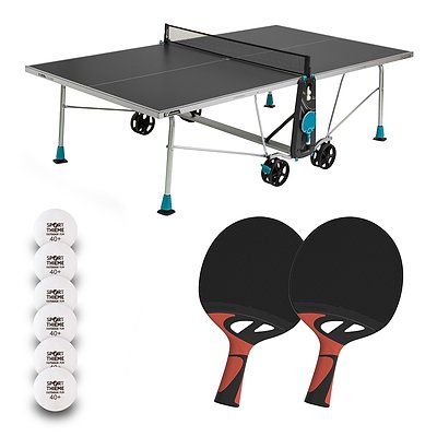 Cornilleau Tischtennis-Set "200X Outdoor", Grau