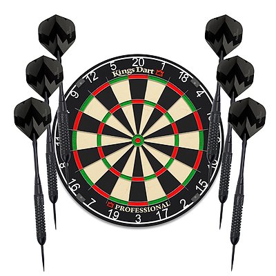 Kings Dart Dart-Set "First", Professional HD (Zahlenring Kunststoff)