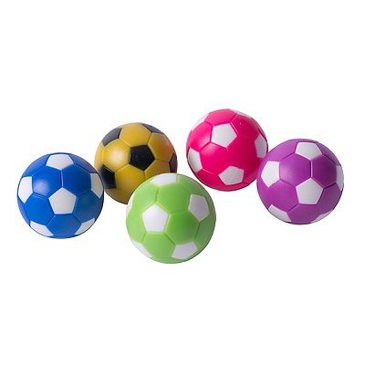Sportime Kickerbälle-Set "Fußballdesign", Bunt