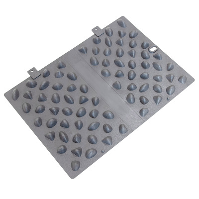 Sport-Thieme Kiesel-Puzzlematte "Pebble", Soft, Hellgrau