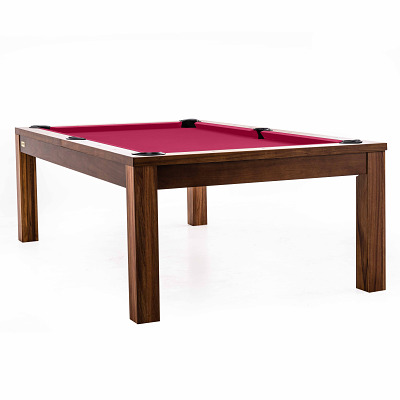 Stradivari Billardtisch "Ambiente II", Simonis 860, Red, 7 ft (Spielfeld 198x99 cm)