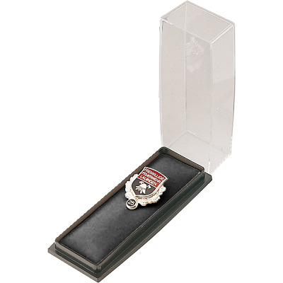 Thumbnail - Nadeletui mit Klarsichtdeckel und Samteinlage