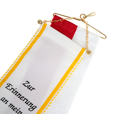 Thumbnail - Fahnenband "Einfarbig schwarz bedruckt"