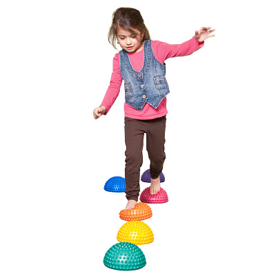 Rote Balance Pods Igel-Stil – 15,5 Cm Durchmesser Für Gleichgewichtstraining & Stressabbau