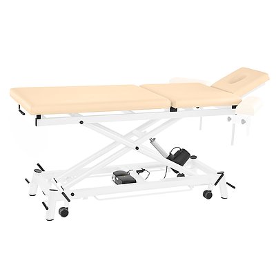 Pader Medi Tech Elektrische Therapieliege "Ecofresh 3.0", 68 cm, 3-teilig, Elfenbein, Weiß