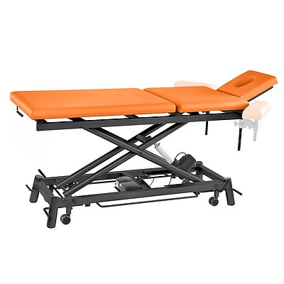 Pader Medi Tech Elektrische Therapieliege "Ecofresh 3.0", 68 cm, 3-teilig, Apricot, Anthrazit