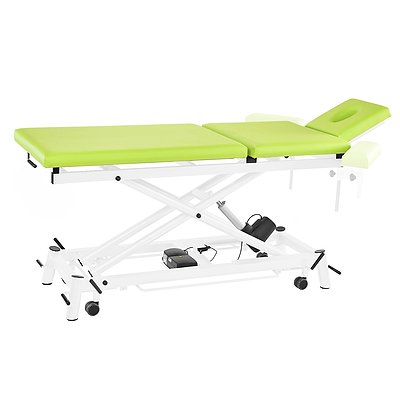Pader Medi Tech Elektrische Therapieliege "Ecofresh 3.0", 80 cm, 3-teilig, Lindgrün, Weiß