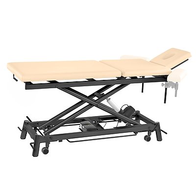Pader Medi Tech Elektrische Therapieliege "Ecofresh 3.0", 80 cm, 3-teilig, Elfenbein, Anthrazit