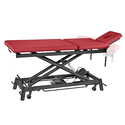 Pader Medi Tech Elektrische Therapieliege "Ecofresh 3.0", 80 cm, 3-teilig, Bordeaux, Anthrazit