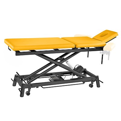 Pader Medi Tech Elektrische Therapieliege "Ecofresh 3.0", 80 cm, 3-teilig, Safran, Anthrazit