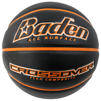 Baden Basketball "Crossover", Größe 5, Schwarz-Orange