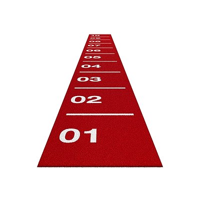Sport-Thieme Sprintbahn "Core", Rot, 1x10 m