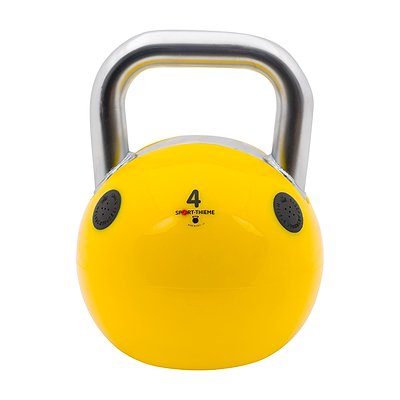 Sport-Thieme Kettlebell "Soft", 4 kg, Gelb