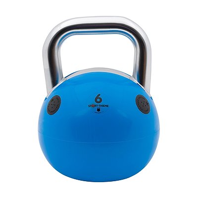 Sport-Thieme Kettlebell "Soft", Hellblau, 6 kg