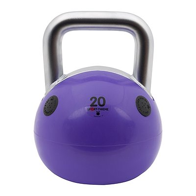 Sport-Thieme Kettlebell "Soft", 20 kg, Violett