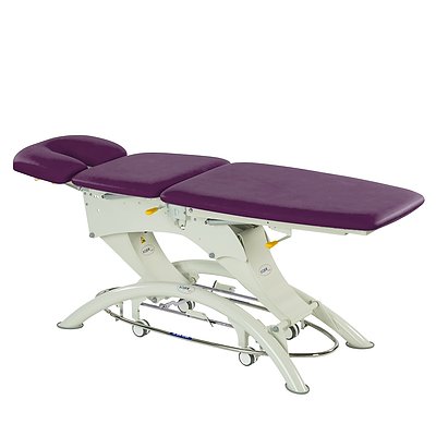 Lojer Elektrische Therapieliege "Capre F3", 3-teilig, Plum, 65 cm