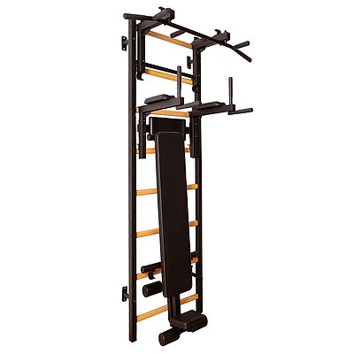 BenchK Sprossenwand Fitness-System "233", Schwarz