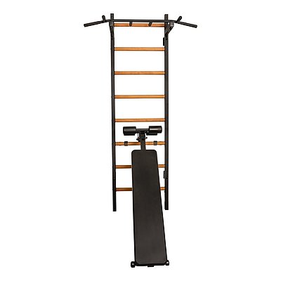 BenchK Sprossenwand Fitness-System "223", Schwarz