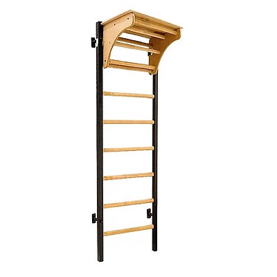 BenchK Sprossenwand Fitness-System "212", Schwarz, ohne Gymnastikzubehör