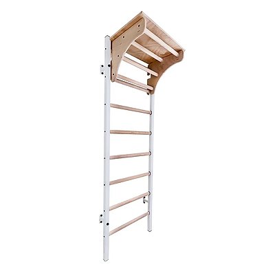 BenchK Sprossenwand Fitness-System "212", Weiß, ohne Gymnastikzubehör