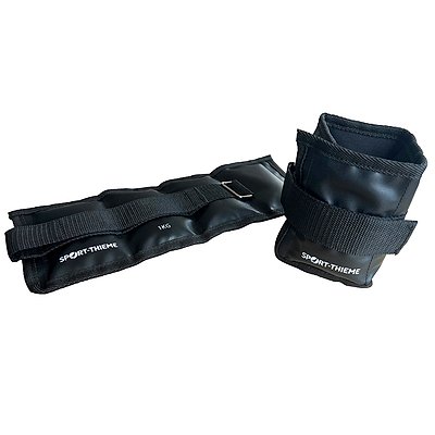 Sport-Thieme Gewichtsmanschetten "Allround", 1,0 kg, Schwarz