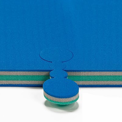 ProGame Trocellen Verbindungsstücke-Set für Judomatte "Green I-TIS Easy"