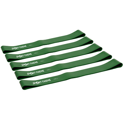 Sport-Thieme Rubberbands-Set "Pro", Grün, Stark