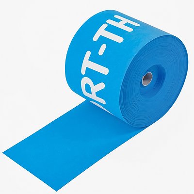 Sport-Thieme Fitnessband "125", Blau, Extra stark, 45,5 m