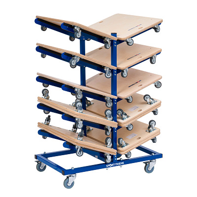 Thumbnail - Sport-Thieme Regalwagen für Rollbrett