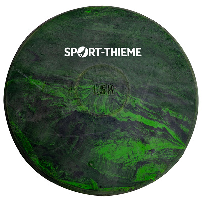 Sport-Thieme Übungsdiskus Wave, 1,5 kg, Grün