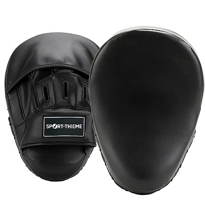 Sport-Thieme Boxpratzen "Curved", Schwarz lackiert
