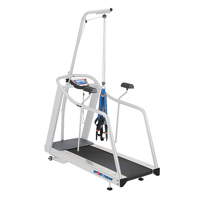 Sport-Thieme Laufband "T4000 MED", Mit Sicherheitsgeländer, Unterarmstütze, Galgen