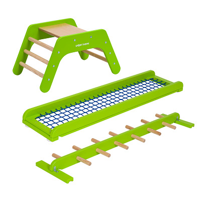 Sport-Thieme Bewegungsbaustellen-Set "Woody Piccolo"