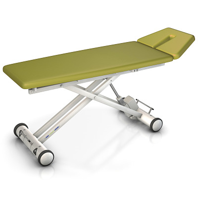 HWK Therapieliegen Elektrische Therapieliege "Solid E2", 65 cm, Limone, Weiß