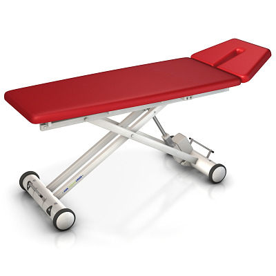 HWK Therapieliegen Elektrische Therapieliege "Solid E2", 65 cm, Feuer, Weiß