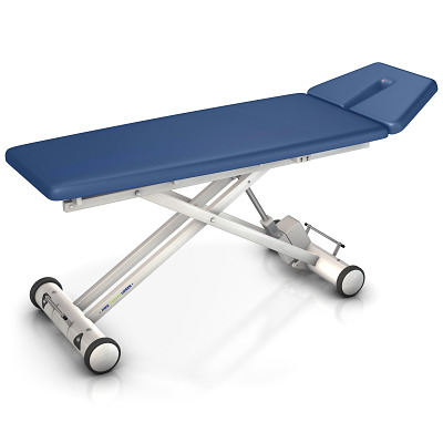 HWK Therapieliegen Elektrische Therapieliege "Solid E2", 80 cm, Limone, Graualuminium