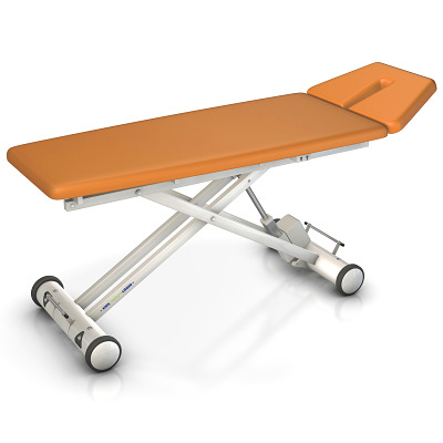 HWK Therapieliegen Elektrische Therapieliege "Solid E2", 80 cm, Mango, Weiß