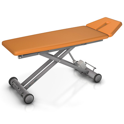 HWK Therapieliegen Elektrische Therapieliege "Solid E2", 65 cm, Mango, Graualuminium