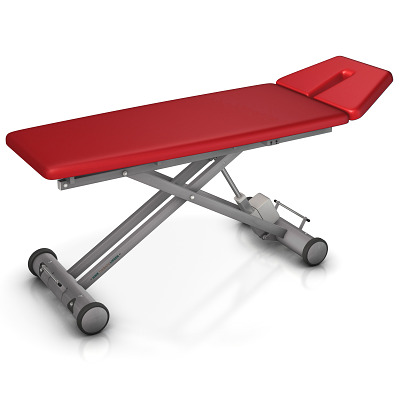 HWK Therapieliegen Elektrische Therapieliege "Solid E2", 80 cm, Feuer, Graualuminium