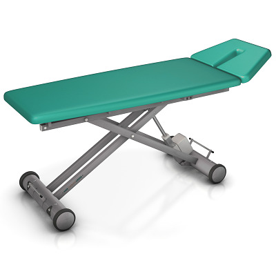 HWK Therapieliegen Elektrische Therapieliege "Solid E2", 80 cm, Agave, Graualuminium
