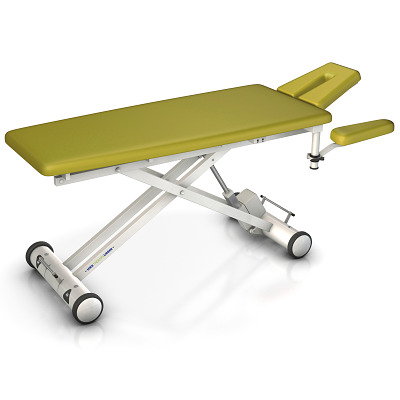HWK Therapieliegen Elektrische Therapieliege "Solid E4", 65 cm, Limone, Weiß