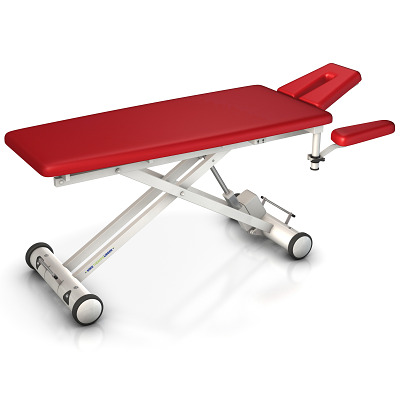 HWK Therapieliegen Elektrische Therapieliege "Solid E4", 65 cm, Feuer, Weiß
