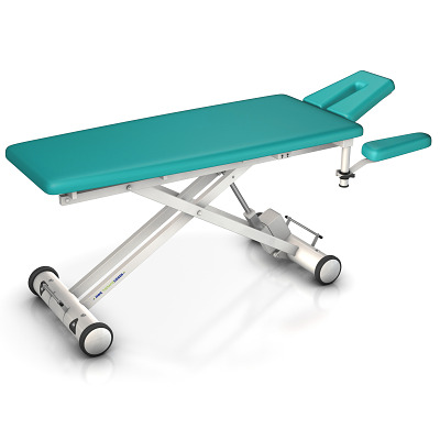 HWK Therapieliegen Elektrische Therapieliege "Solid E4", 65 cm, Agave, Weiß