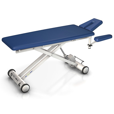 HWK Therapieliegen Elektrische Therapieliege "Solid E4", 80 cm, Atoll, Weiß