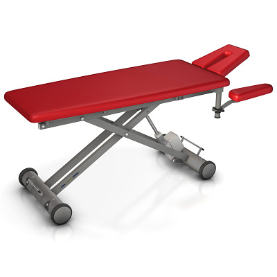 HWK Therapieliegen Elektrische Therapieliege "Solid E4", 80 cm, Feuer, Graualuminium