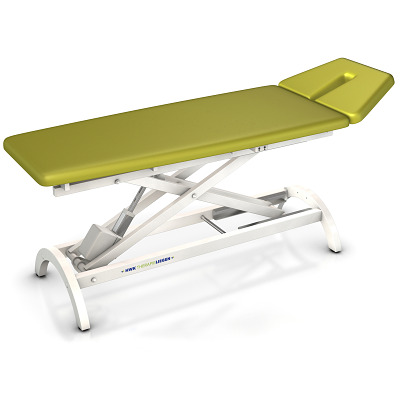 HWK Therapieliegen Elektrische Therapieliege "Impuls E2", 80 cm, Limone, Weiß