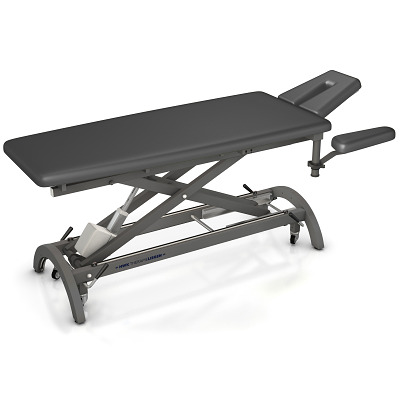 HWK Therapieliegen Elektrische Therapieliege " Impuls E4", 65 cm, Anthrazit, Graualuminium