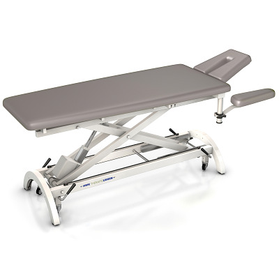 HWK Therapieliegen Elektrische Therapieliege "Impuls E4", 80 cm, Chrom, Weiß