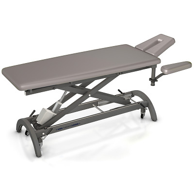 HWK Therapieliegen Elektrische Therapieliege "Impuls E4", 80 cm, Chrom, Graualuminium